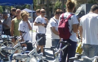 participantes en ruta